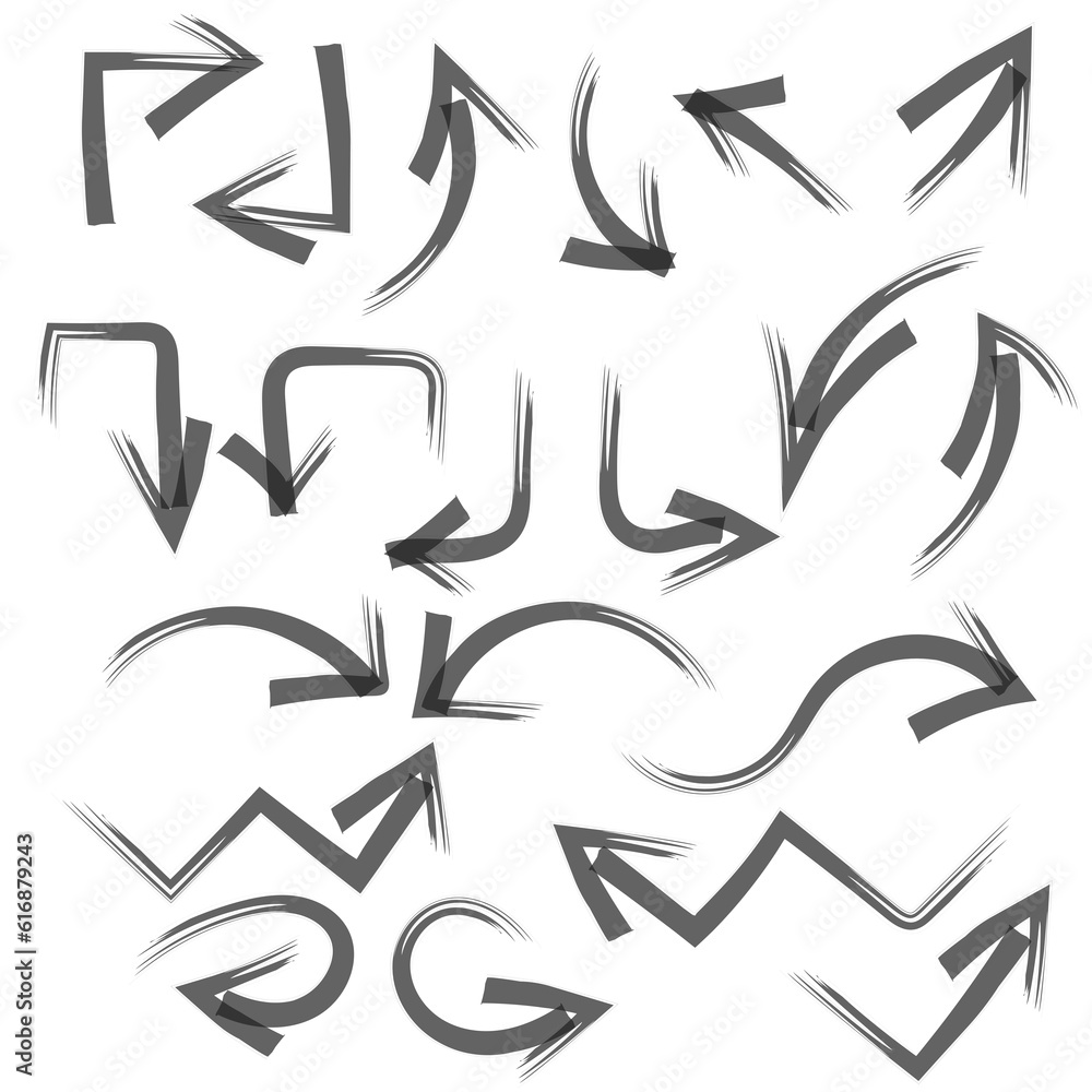 Set of arrows sign Set of arrows sign