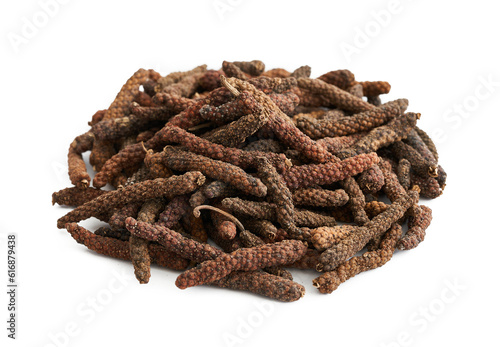 Tableau sur toile long pepper or piper longum isolated on white background