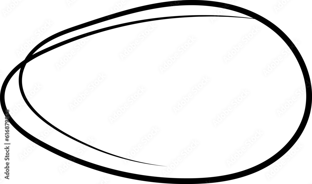 Hand drawn ovals and circles. Circle frames. Ellipses in doodle style. Vector illustration isolated on transparent background. Hand drawn ovals and circles. Circle frames. Ellipses in doodle style. Vector illustration isolated on transparent background.
