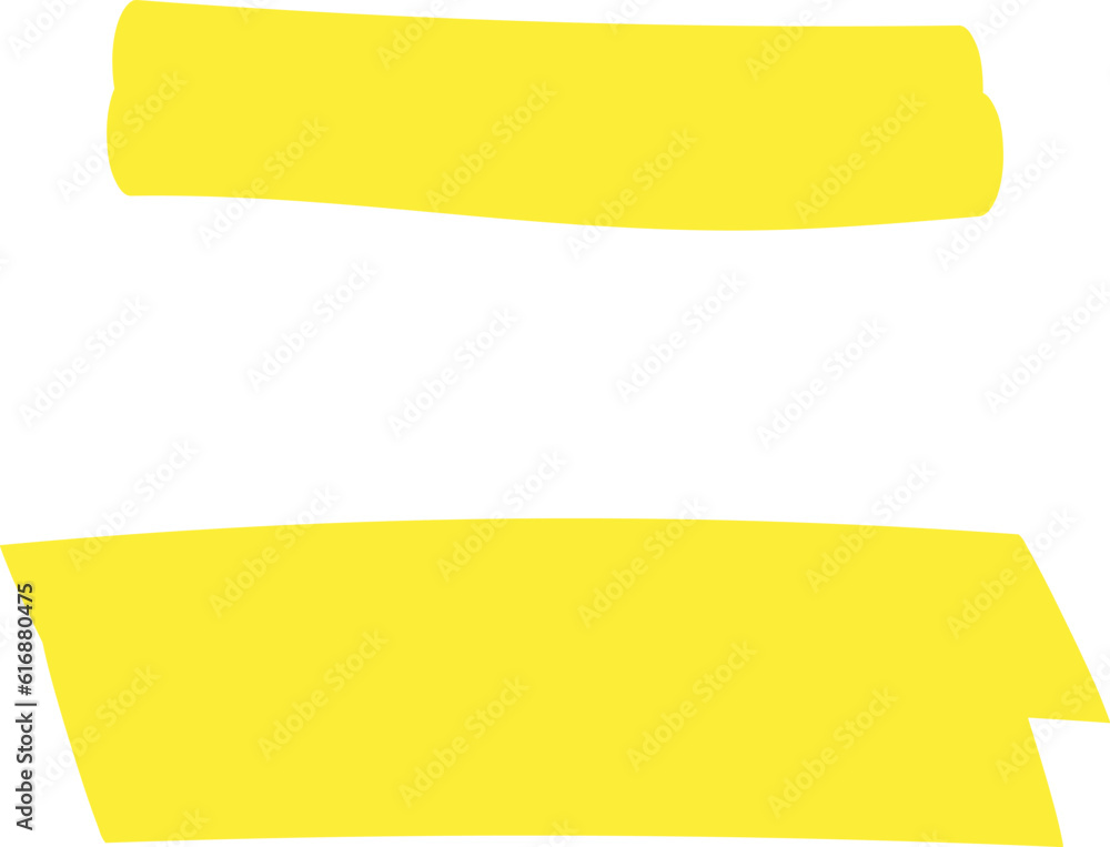 Highlighter line yellow marker strokes lines vector. Yellow watercolor hand drawn highlight set. Marker pen highlight strokes. Highlighter line yellow marker strokes lines vector. Yellow watercolor hand drawn highlight set. Marker pen highlight strokes.