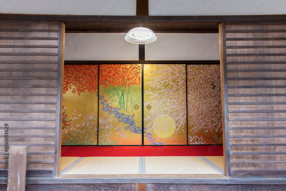 Φωτογραφία Interior view of traditional Japanese house in Kyoto, Japan