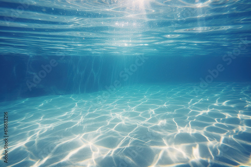 Blue and surface underwater background