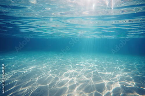 Blue and surface underwater background © dewaai