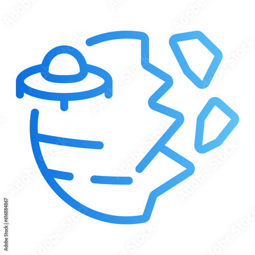 invasion gradient icon