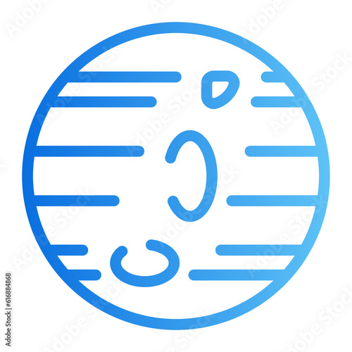 planet gradient icon