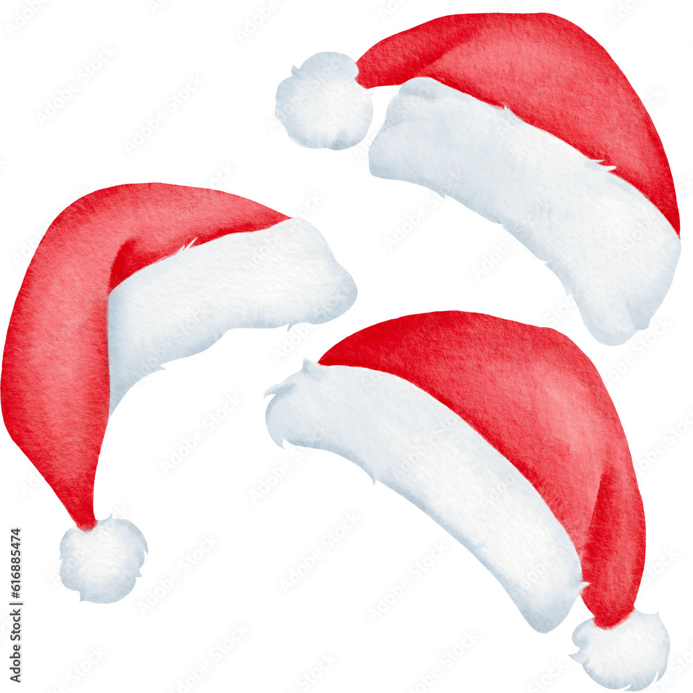 Santa Claus hat. Winter clothes. Christmas red hat in new year holiday cartoon design. for greeting card, postcards party invitations, posters, greetings, websites, stories, notebooks, textbooks. Santa Claus hat. Winter clothes. Christmas red hat in new year holiday cartoon design. for greeting card, postcards party invitations, posters, greetings, websites, stories, notebooks, textbooks.