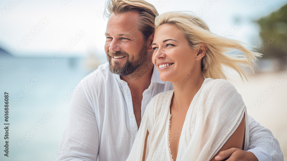 Portrait of a happy young couple hugging and smiling while enjoying a fun date in the park Portrait of a happy young couple hugging and smiling while enjoying a fun date in the park