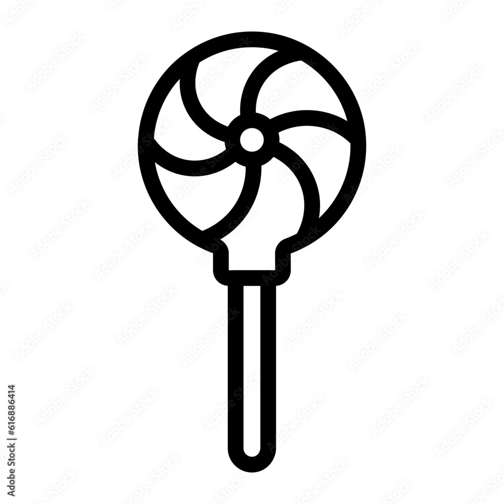 Obraz premium lollipop line icon