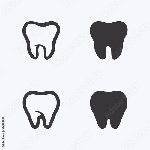 Dental Logo Design vector template.Creative Dentist Logo. Dental Clinic Vector Logo.