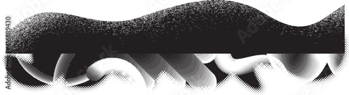 Glitch distorted grunge layer  . Noise destroyed texture . Trendy defect error shapes . Overlay grunge texture . Distressed effect .Vector shapes with a halftone dots screen print texture.