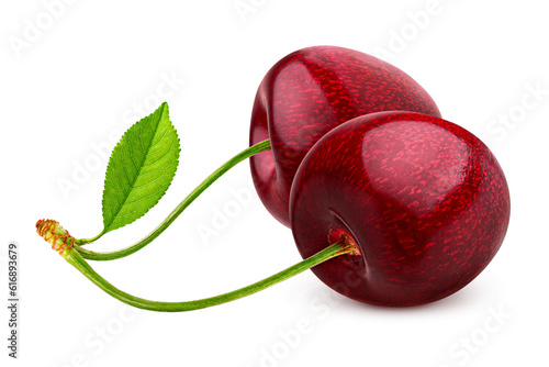 cherry png image_ fruit image _ Indian fruit image _ cherry  in isolated white background  photo