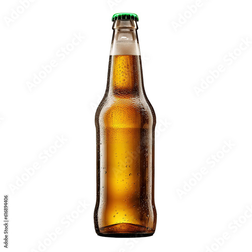 beer bottle isolated