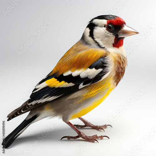 A charming Goldfinch (Carduelis carduelis) perched elegantly.