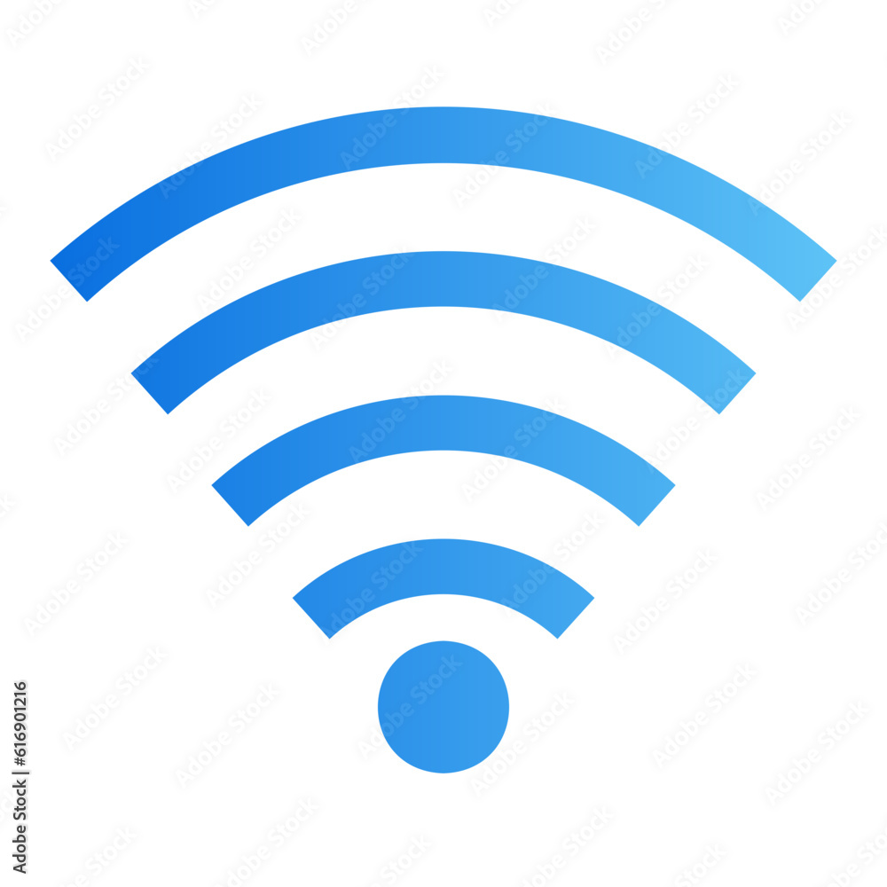 wifi gradient icon wifi gradient icon