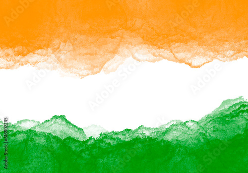 Photos Indian Flag Background cloud pattern for independence day and republic day