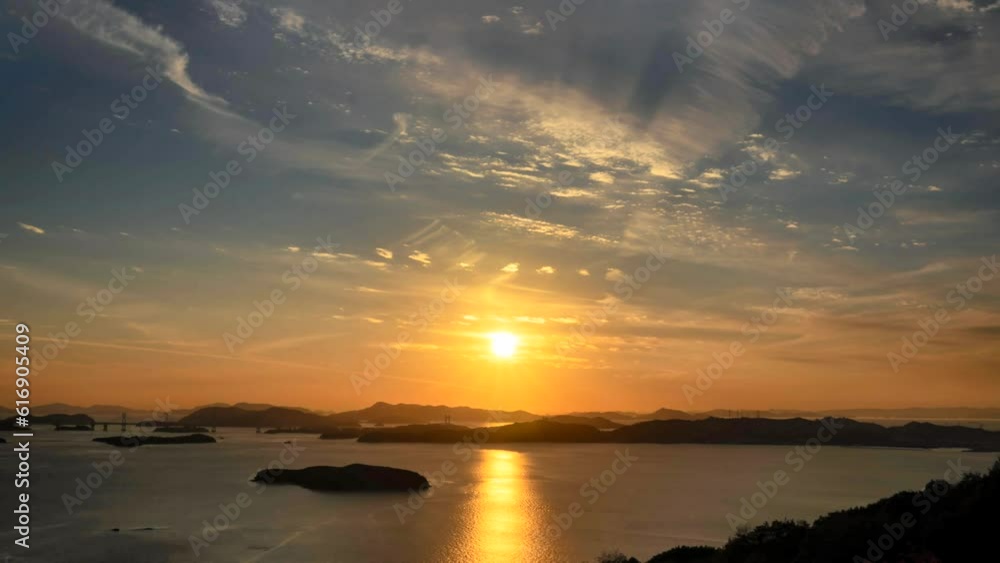 夕焼けタイムラプス 夕焼けタイムラプス