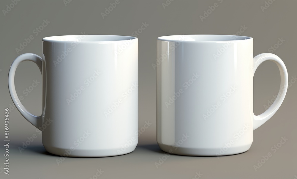 two white mugs two white mugs