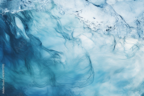 Generative AI - Serene Reflections: Abstract Water Wave Background, Captivating and Tranquil