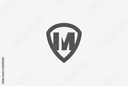 Illustration vector graphic of letter M emblem logo
