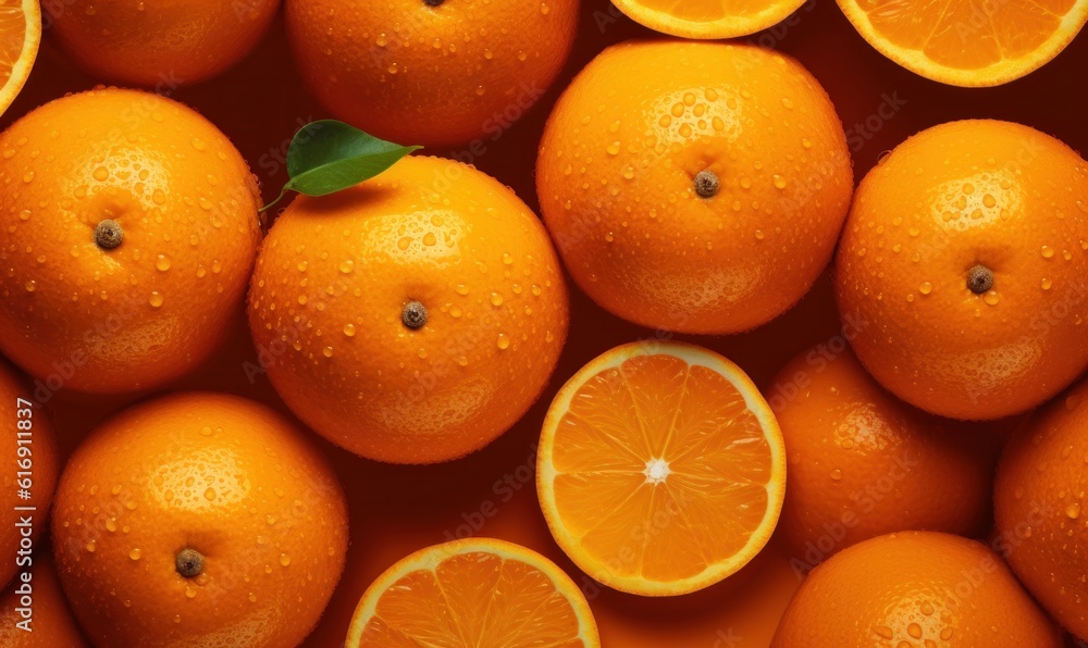 Orange Advertising Background For Social Media Post, Juicy Fruit for Healthy Nutrition. Generative Ai Orange Advertising Background For Social Media Post, Juicy Fruit for Healthy Nutrition. Generative Ai