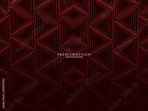 Minimalist red premium abstract background with luxury geometric elements. Exclusive wallpaper design for posters, flyers, presentations, websites, etc.