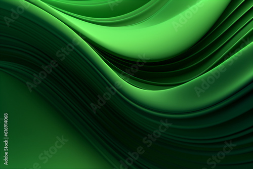 Abstract organic green lines as wallpaper background. 