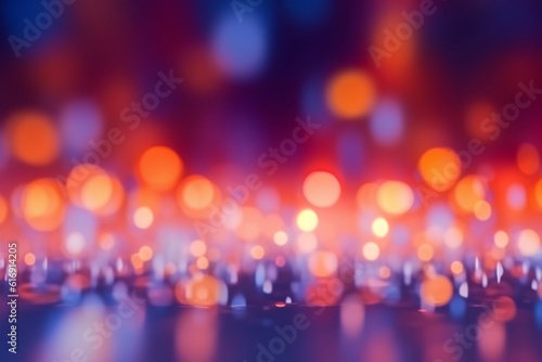 blurred simple bright Christmas background. AI generated.