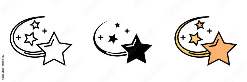 Shooting Star Icon, A captivating icon representing a shooting star, symbolizing beauty, magic, and fleeting moments. Shooting Star Icon, A captivating icon representing a shooting star, symbolizing beauty, magic, and fleeting moments.