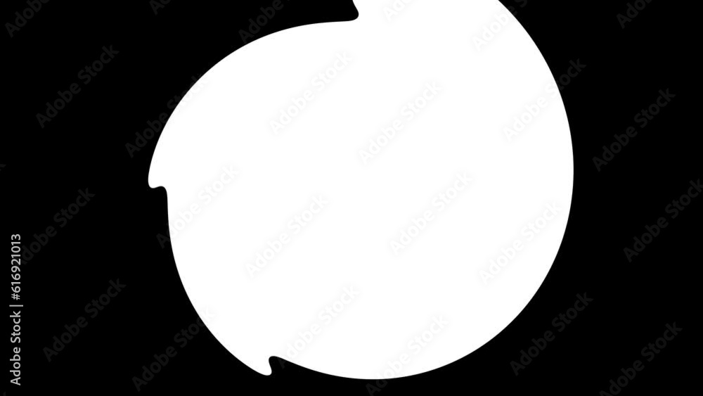 Organic liquid shape, fluid transition