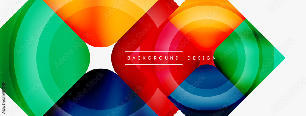 Circle abstract background. Wallpaper, banner, background, landing page, wall art, invitation, print, poster