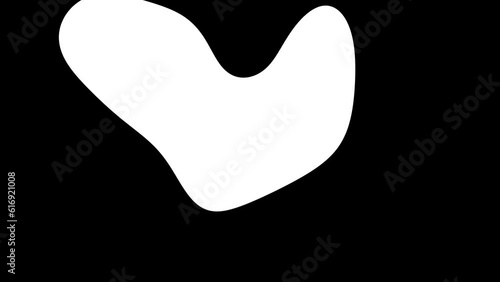 Organic liquid shape, fluid transition