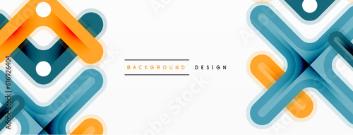 Minimal geometric background cross line. Design for wallpaper, banner, background, landing page, wall art, invitation, prints, posters