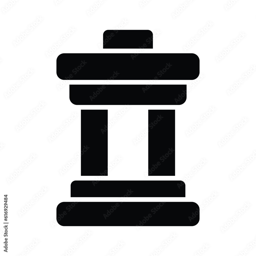 Grab this icon of inukshuk in trendy style, isolated on white background Grab this icon of inukshuk in trendy style, isolated on white background
