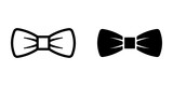 Bow Tie icon. sign for mobile concept and web design. vector illustration