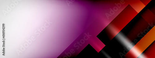 Light and shadow squares and lines abstract background