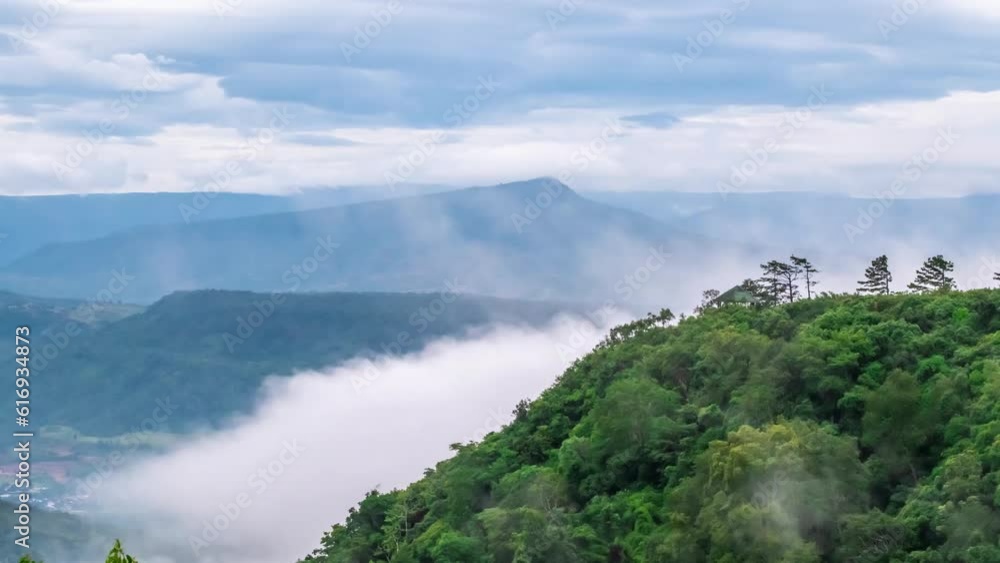 Phu-Ruea, Landscape sea of mist on the mountain in Loei province Thailand. Phu-Ruea, Landscape sea of mist on the mountain in Loei province Thailand.
