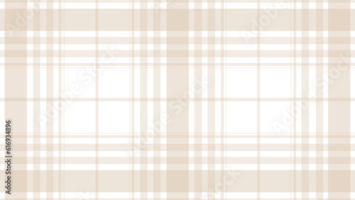White and beige plaid fabric texture