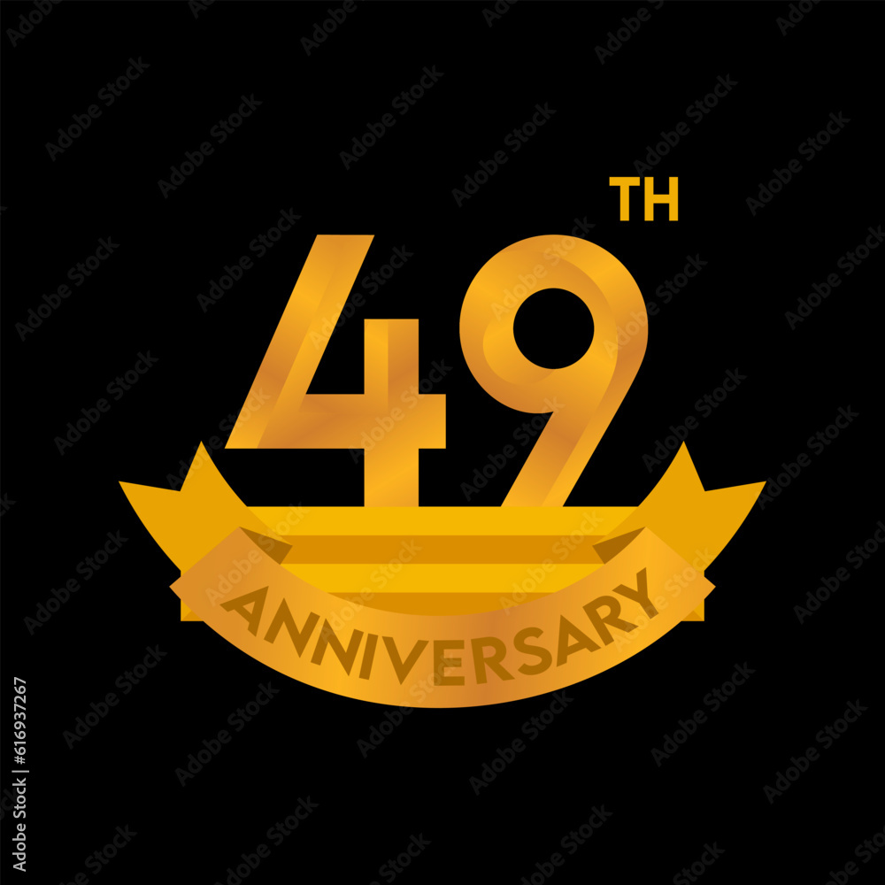 1st to 50th Anniversary elegant gold color 1st to 50th Anniversary elegant gold color
