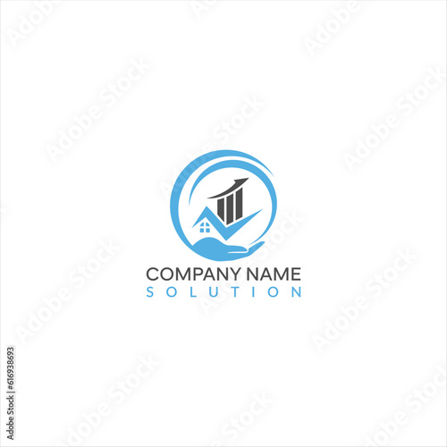Free Download Modern Finance Business Logo. Creative Growth Icon Logo Template - GFXLoad