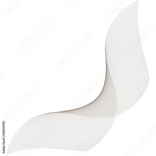 Abstract background with lines. Wave element