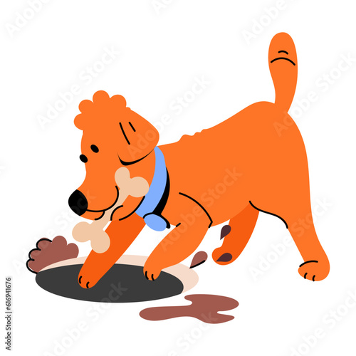 Puppy Digging