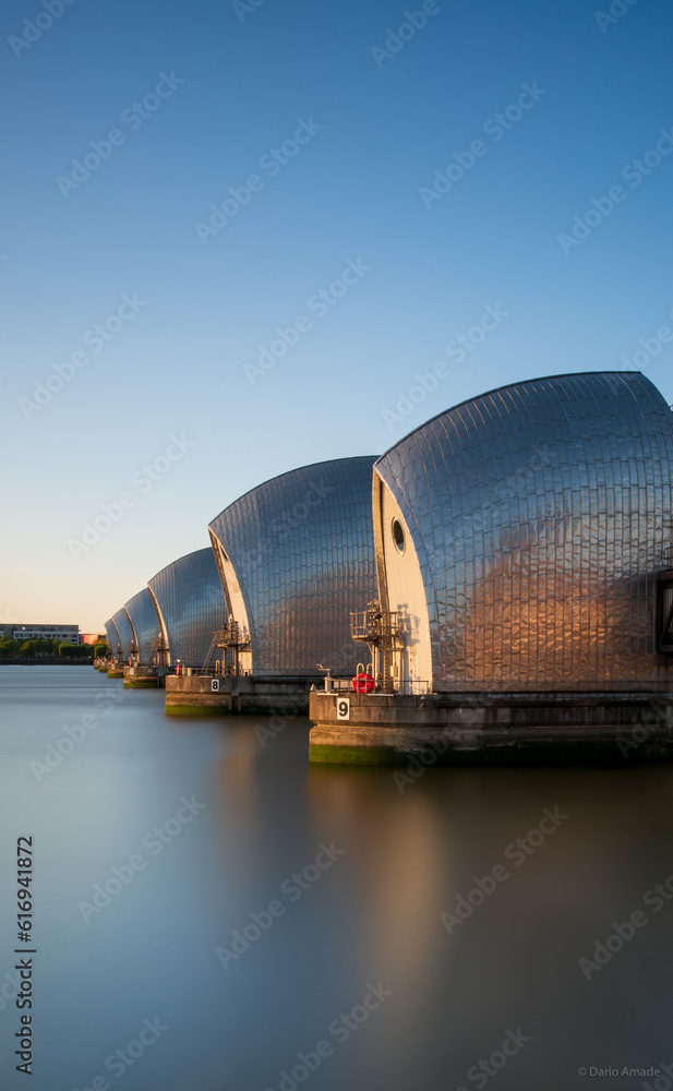 Thames barriers London city