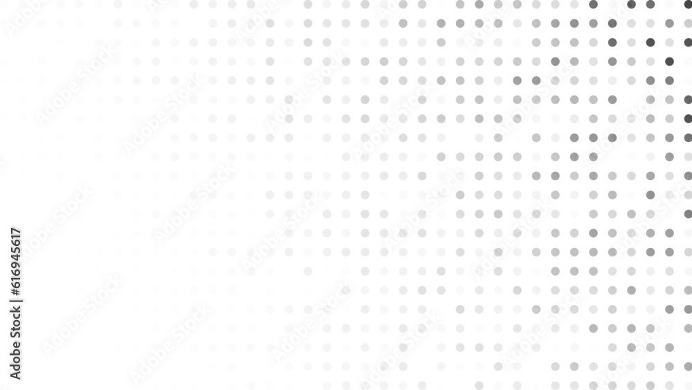 Monochrome halftone background with dots Monochrome halftone background with dots