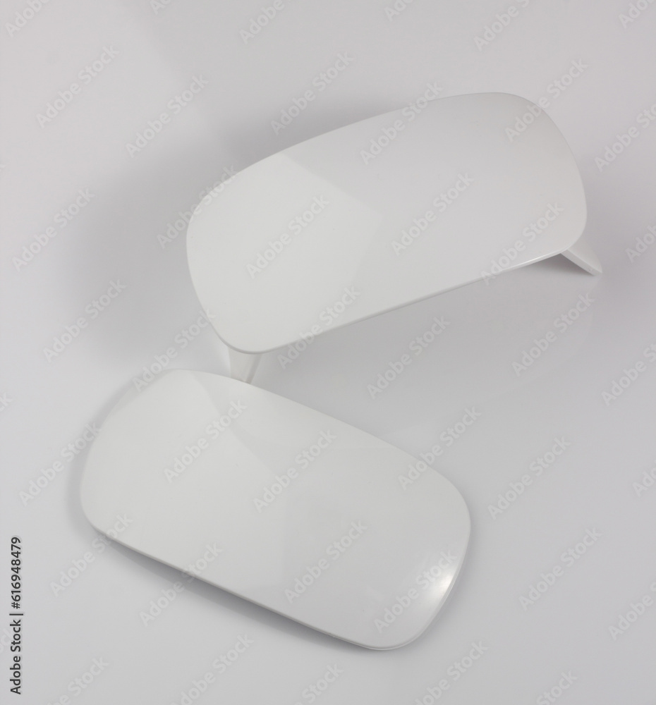 two led lamps for manicure isolated on white background, Salon manicure concept photo two led lamps for manicure isolated on white background, Salon manicure concept photo