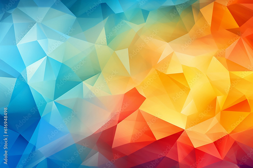 Abstract 2D geometric colorful background Abstract 2D geometric colorful background