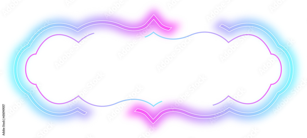 cyberpunk neon frame empty element design cyberpunk neon frame empty element design