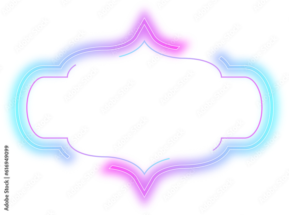cyberpunk neon frame empty element design cyberpunk neon frame empty element design