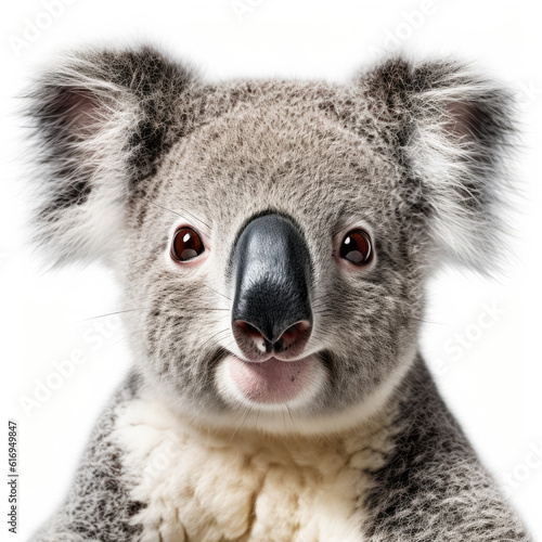 A friendly Koala (Phascolarctos cinereus) offering a smile. © blueringmedia