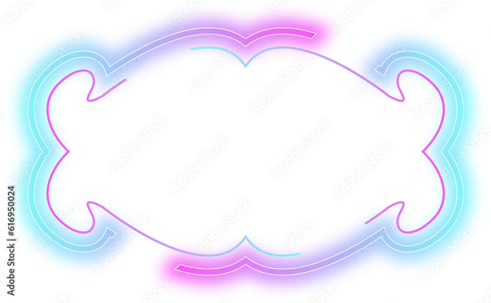 cyberpunk neon frame empty element design cyberpunk neon frame empty element design