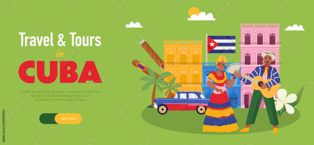 Cuba Horizontal Banner Cuba Horizontal Banner